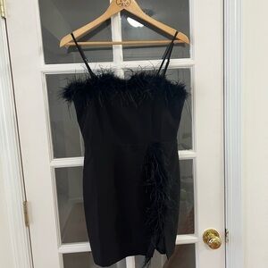 Camila Coelho Corine Mini Dress in Black - Size M